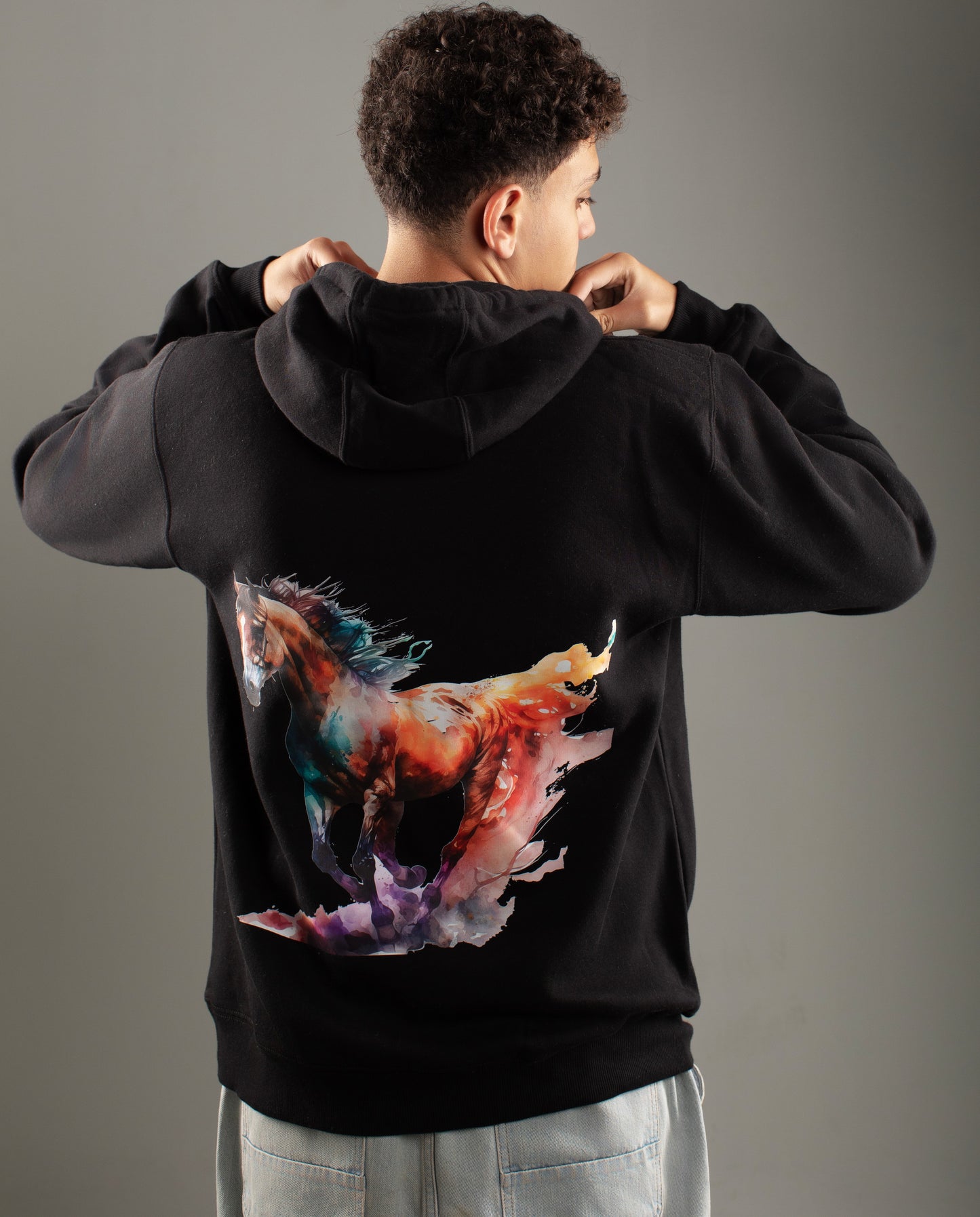 Airbrush Horse Hoodie