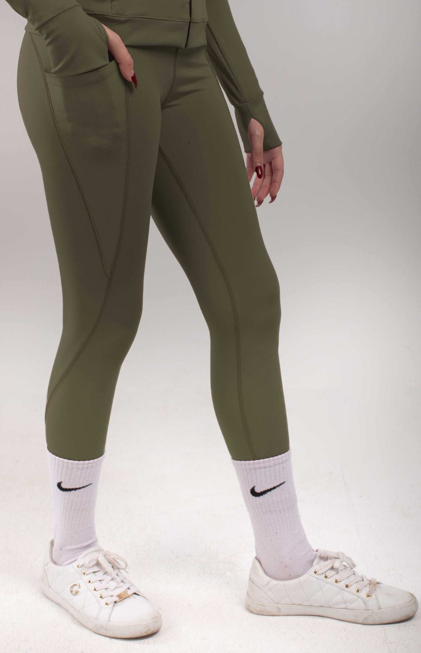 High waist 7/8 leggings with pocket