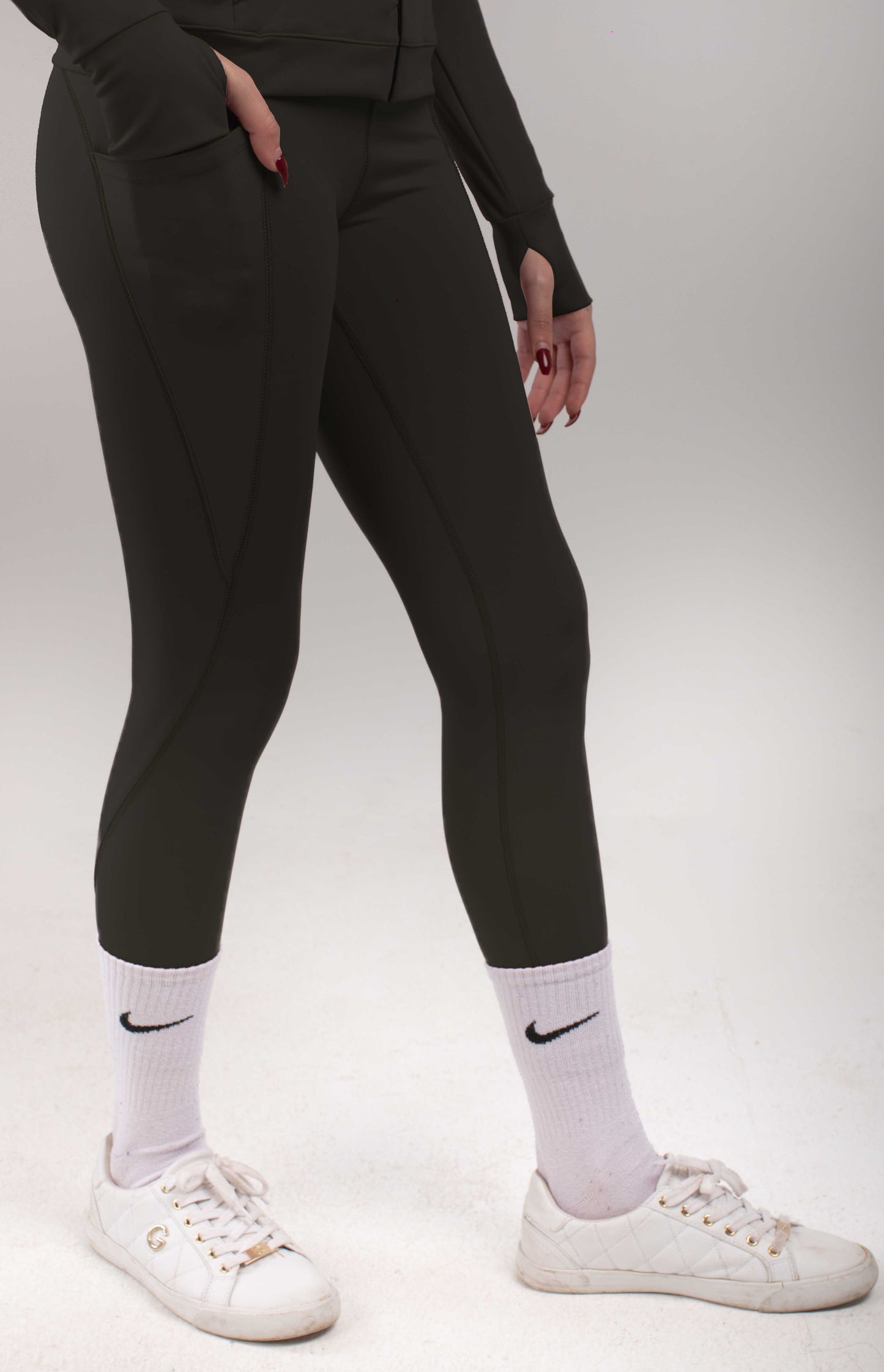 High waist 7/8 leggings with pocket