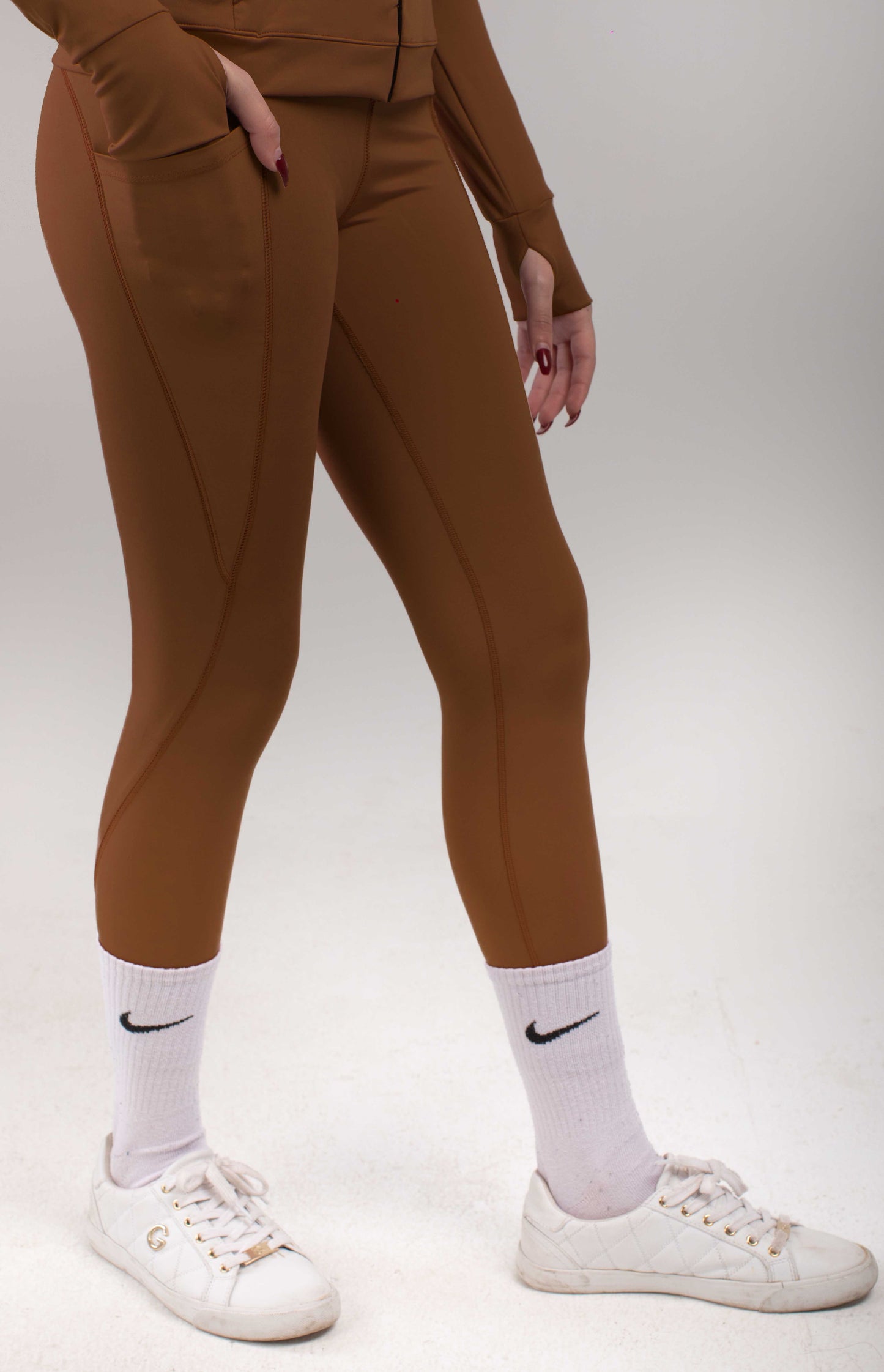 High waist 7/8 leggings with pocket