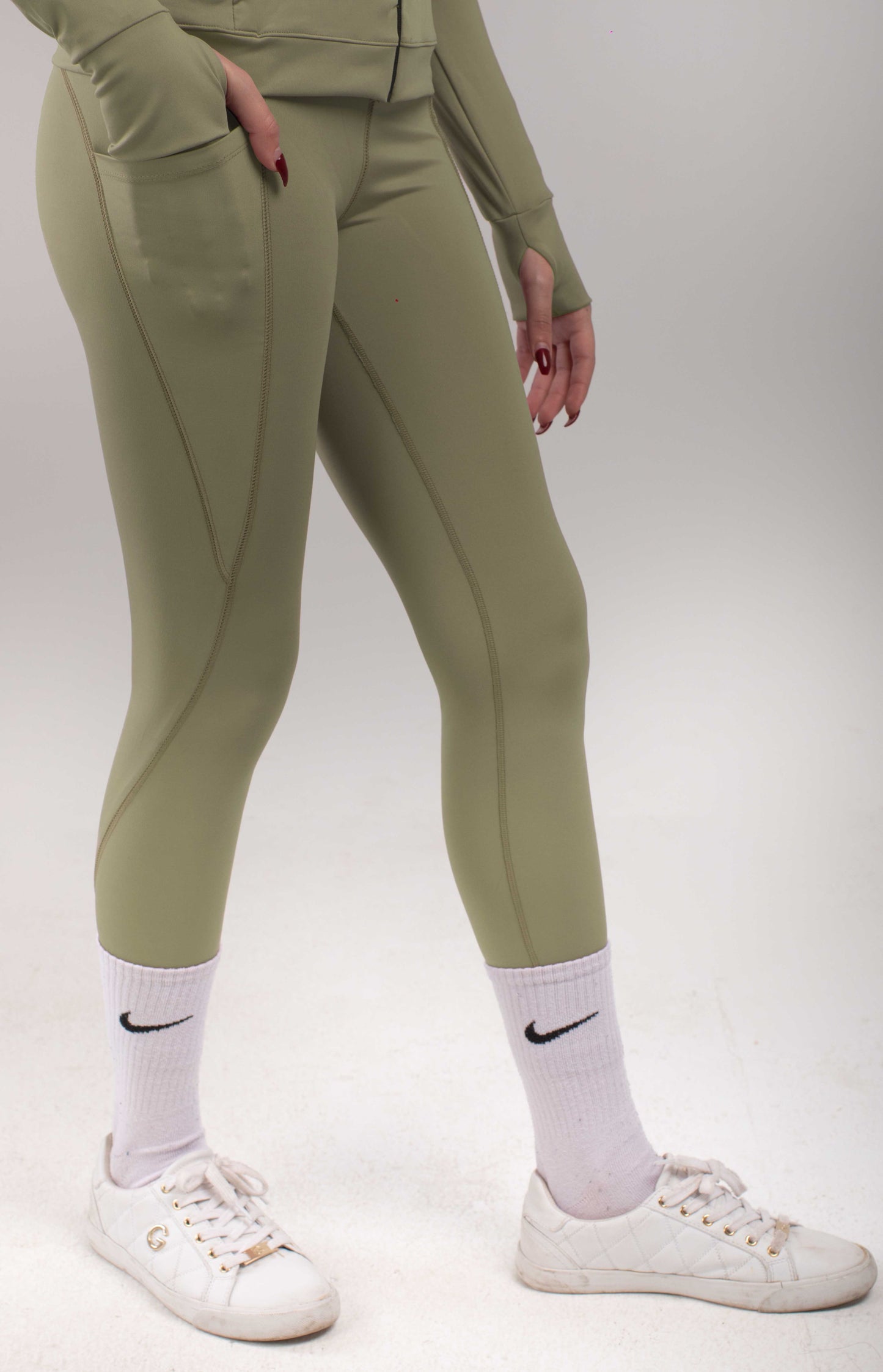 High waist 7/8 leggings with pocket